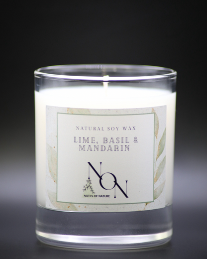 *NEW* Lime, Basil & Mandarin- Handmade Irish Soy Wax Candle