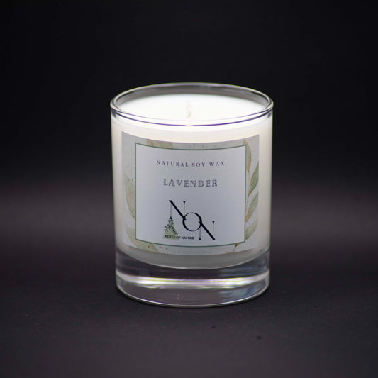 Handmade Irish Soy Wax Candles - Lavender - Front product