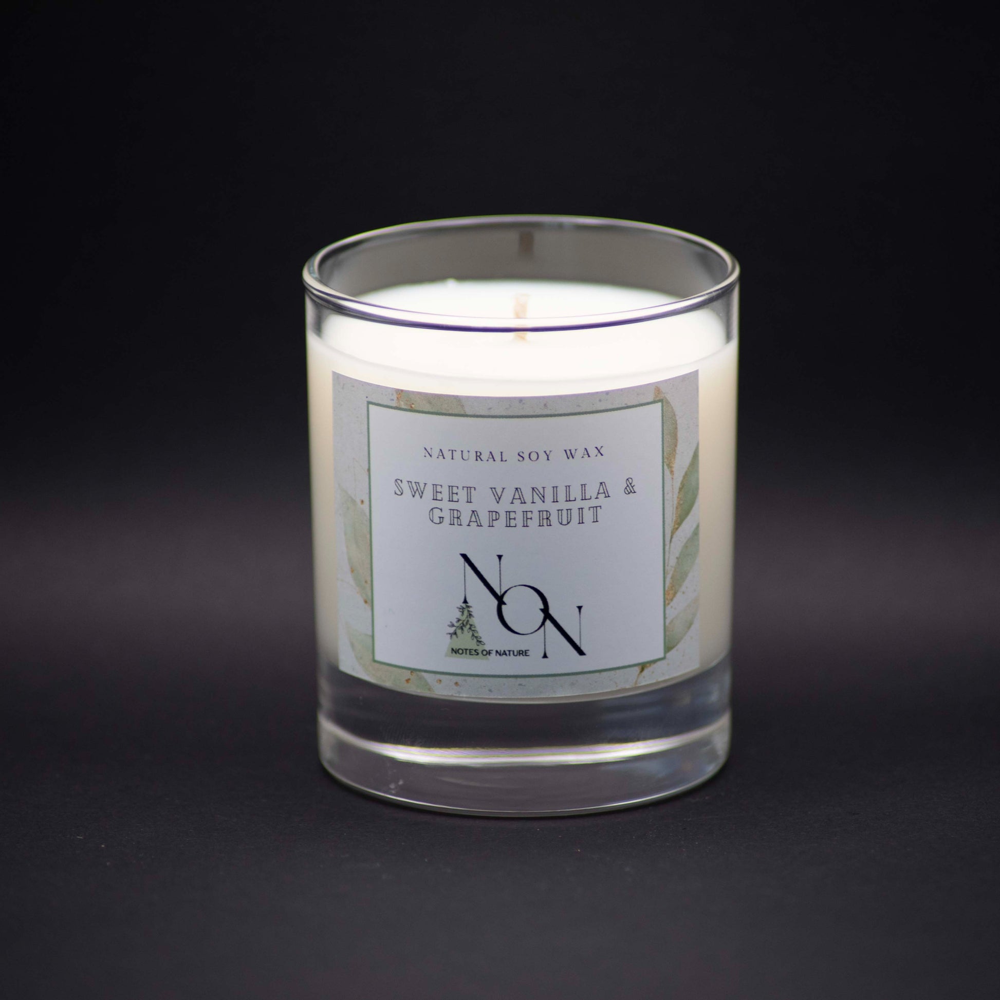 Handmade Irish Soy Wax Candles - Sweet Vanilla & Grapefruit 