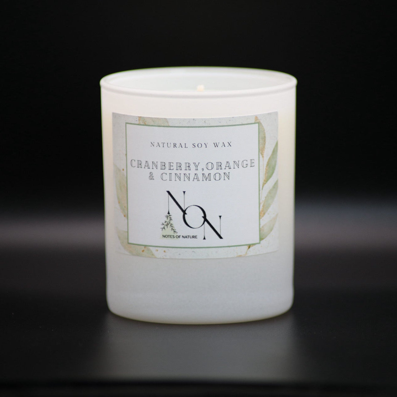 Cranberry, Orange & Cinnamon - Handmade Irish Soy Wax Candle